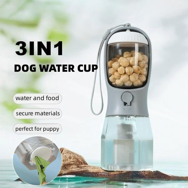 3-in-1 Dog Water Food Cup