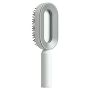 Self Cleaning Hair Brush Anti-Static Scalp Com