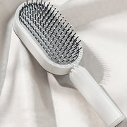 Self Cleaning Hair Brush Anti-Static Scalp Com