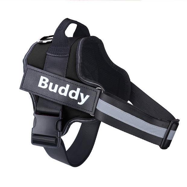 Custom No-Pull Reflective Dog Harness Adjustable Breathable Pet Vest