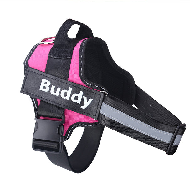 Custom No-Pull Reflective Dog Harness Adjustable Breathable Pet Vest