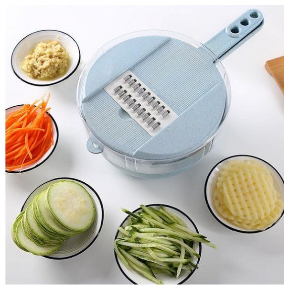 8 in 1 Mandoline Slicer Vegetable Cutter Peeler Grater Set