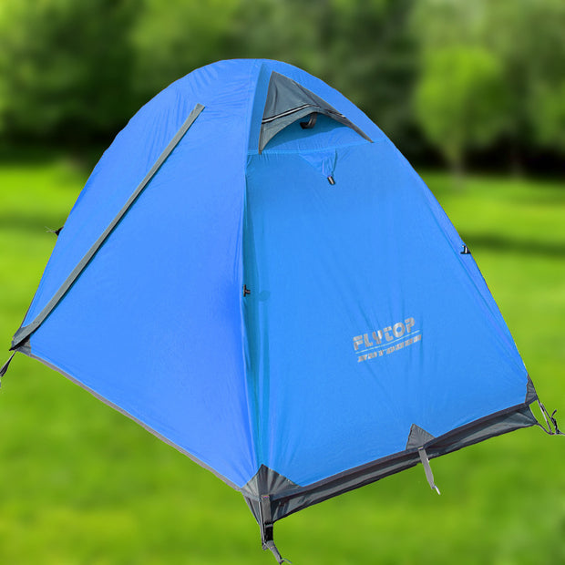 ouble Layer Outdoor Camping Tent Rainproof Ultralight Snowfield Shelter