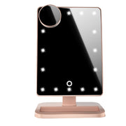 Touchscreen LED Makeup Mirror with Bluetooth 10X Magnifier
