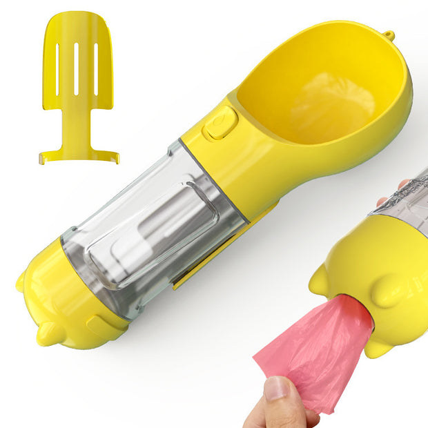 Portable 3‑in‑1 Dog Water Bottle Feeder and Bag