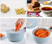 8 in 1 Mandoline Slicer Vegetable Cutter Peeler Grater Set