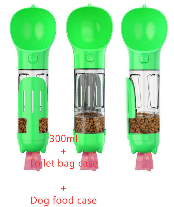 Portable 3‑in‑1 Dog Water Bottle Feeder and Bag