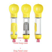 Portable 3‑in‑1 Dog Water Bottle Feeder and Bag