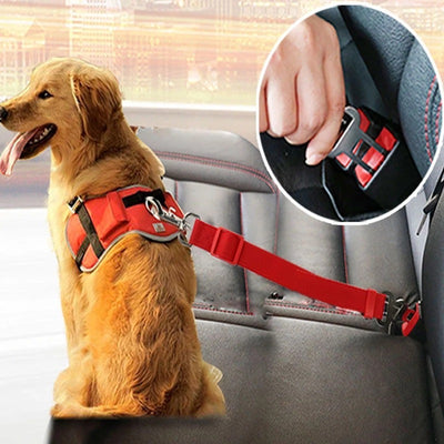 Adjustable Pet Car Seat Belt Harness Clip Safety