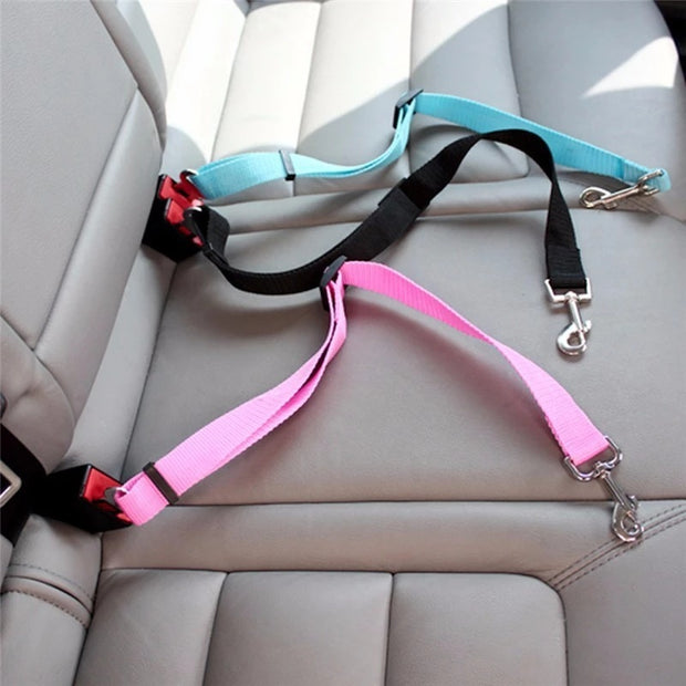 Adjustable Pet Car Seat Belt Harness Clip Safety