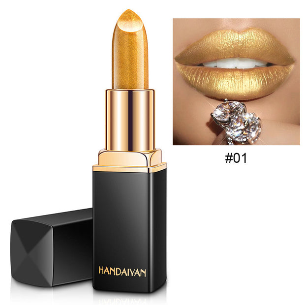 Shiny Metallic Pearlescent Color Change Lipstick