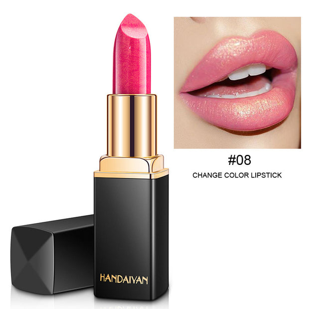Shiny Metallic Pearlescent Color Change Lipstick