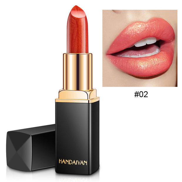 Shiny Metallic Pearlescent Color Change Lipstick