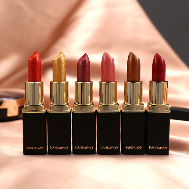 Shiny Metallic Pearlescent Color Change Lipstick