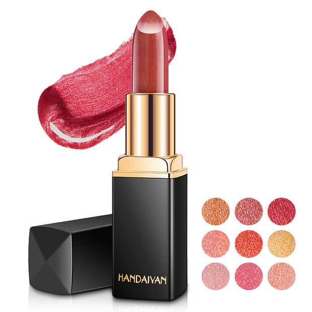 Shiny Metallic Pearlescent Color Change Lipstick