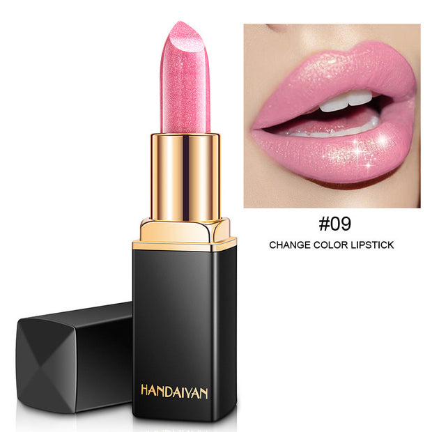 Shiny Metallic Pearlescent Color Change Lipstick