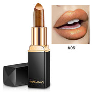 Shiny Metallic Pearlescent Color Change Lipstick