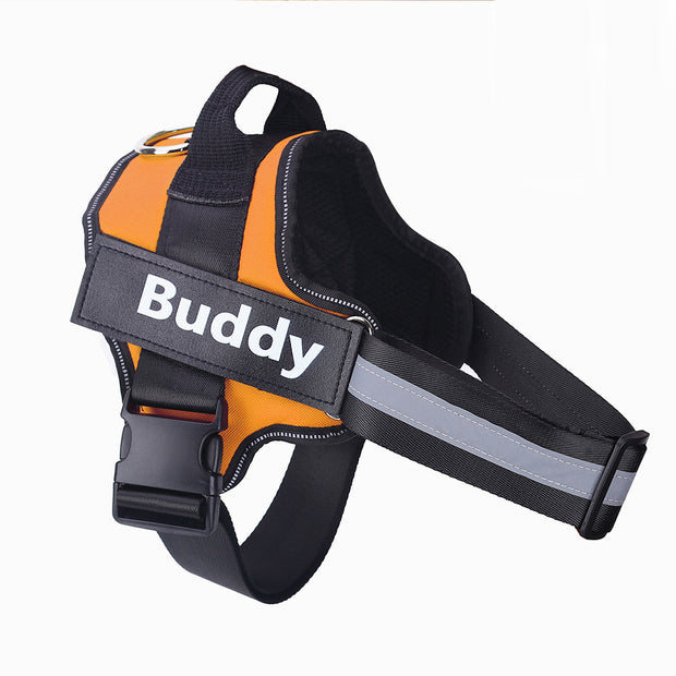 Custom No-Pull Reflective Dog Harness Adjustable Breathable Pet Vest
