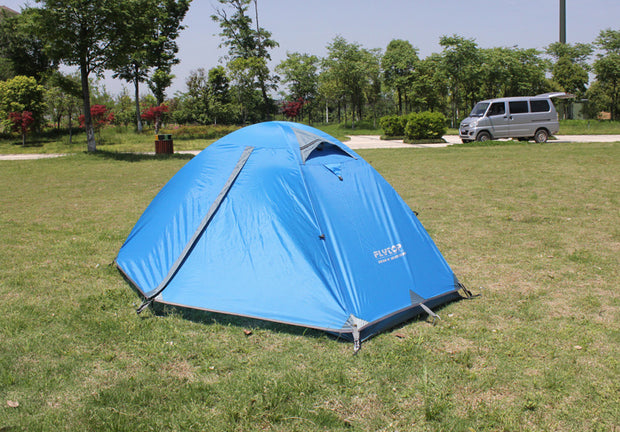 ouble Layer Outdoor Camping Tent Rainproof Ultralight Snowfield Shelter
