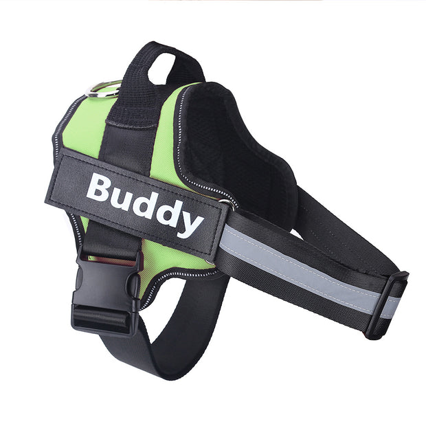 Custom No-Pull Reflective Dog Harness Adjustable Breathable Pet Vest