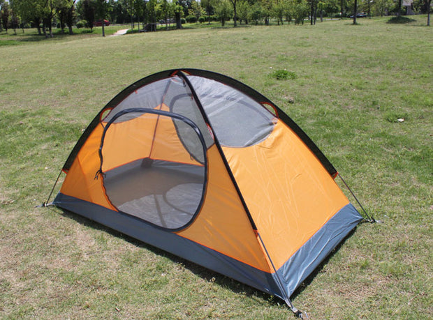 ouble Layer Outdoor Camping Tent Rainproof Ultralight Snowfield Shelter