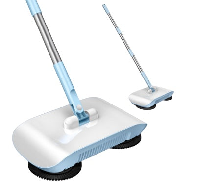 Hand Push Sweeper Broom Dustpan Mop All-in-One