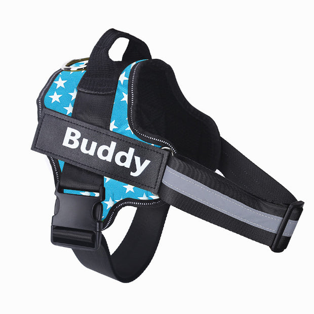Custom No-Pull Reflective Dog Harness Adjustable Breathable Pet Vest