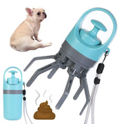 Portable Dog Pooper Scooper With Bag Dispenser Shovel
