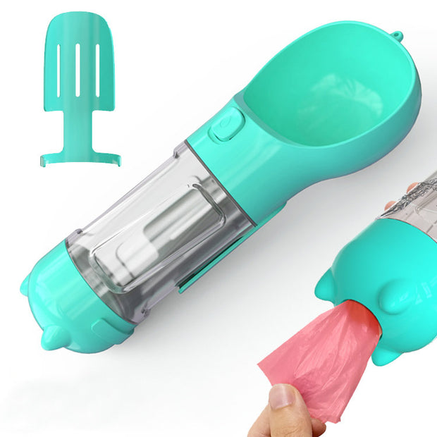 Portable 3‑in‑1 Dog Water Bottle Feeder and Bag