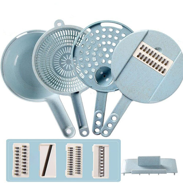 8 in 1 Mandoline Slicer Vegetable Cutter Peeler Grater Set