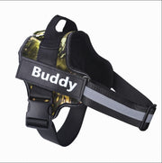 Custom No-Pull Reflective Dog Harness Adjustable Breathable Pet Vest
