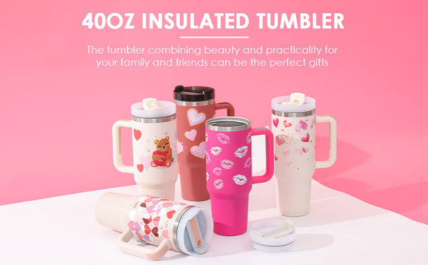 40oz Insulated Tumbler with Handle
