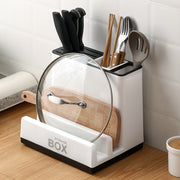 Kitchen Knife Holder Plastic Storage Rack Organizer for Tableware