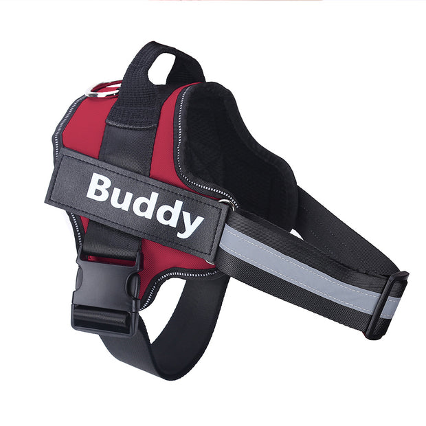 Custom No-Pull Reflective Dog Harness Adjustable Breathable Pet Vest