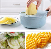 8 in 1 Mandoline Slicer Vegetable Cutter Peeler Grater Set