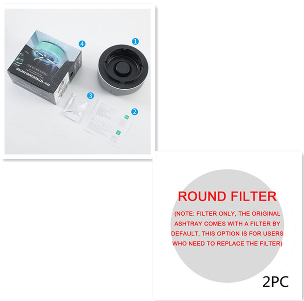 Smoke Removal Air Purifier Ashtray