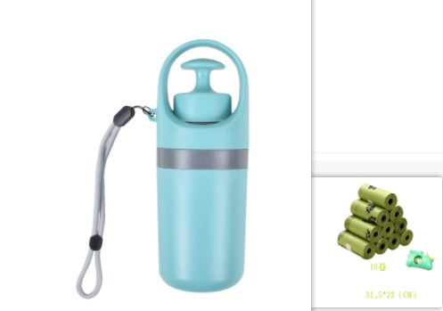 Portable Dog Pooper Scooper With Bag Dispenser Shovel