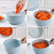 8 in 1 Mandoline Slicer Vegetable Cutter Peeler Grater Set