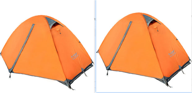 ouble Layer Outdoor Camping Tent Rainproof Ultralight Snowfield Shelter