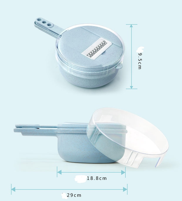 8 in 1 Mandoline Slicer Vegetable Cutter Peeler Grater Set