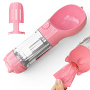 Portable 3‑in‑1 Dog Water Bottle Feeder and Bag