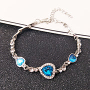 Ornament Diamond Heart Love Heart Simple Bracelet