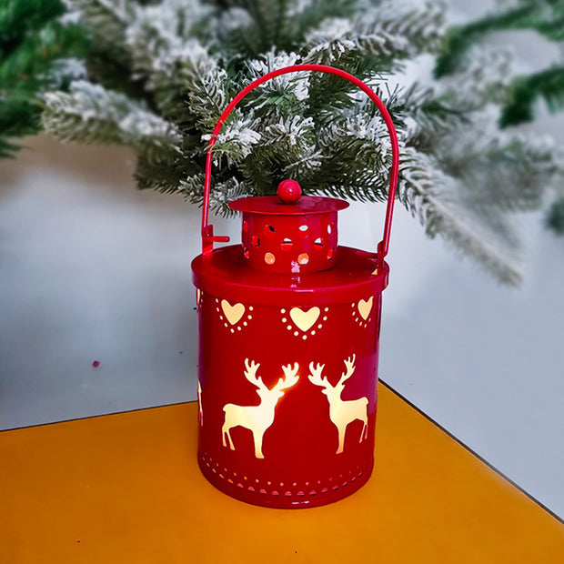 LED Christmas Candle Lantern Nordic Style Holiday Decoration Lights Set