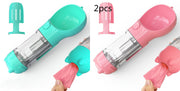 Portable 3‑in‑1 Dog Water Bottle Feeder and Bag