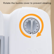 Smart Food Dispenser with Timer and Stainless Bowl