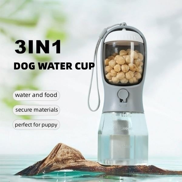 3-in-1 Dog Water Food Cup