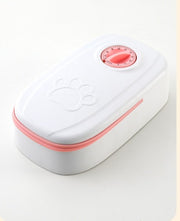 Smart Food Dispenser with Timer and Stainless Bowl