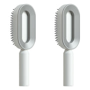 Self Cleaning Hair Brush Anti-Static Scalp Com