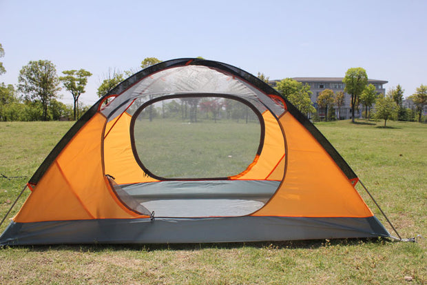 ouble Layer Outdoor Camping Tent Rainproof Ultralight Snowfield Shelter