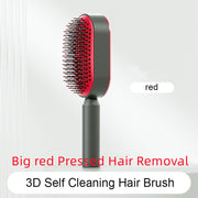 Self Cleaning Hair Brush Anti-Static Scalp Com